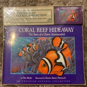 Smithsonian oceanic collection coral reef hideaway book and audio cassette